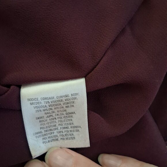 Anthropologie Maeve Women's Size Small Plum Burgundy Velvet Tunic Dress - Picture 7 of 15